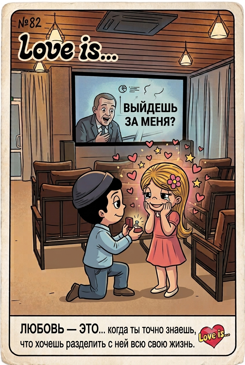 Предложение руки и сердца в личном кинозале